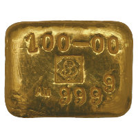 Boschmans Goldbarren 100 Gramm